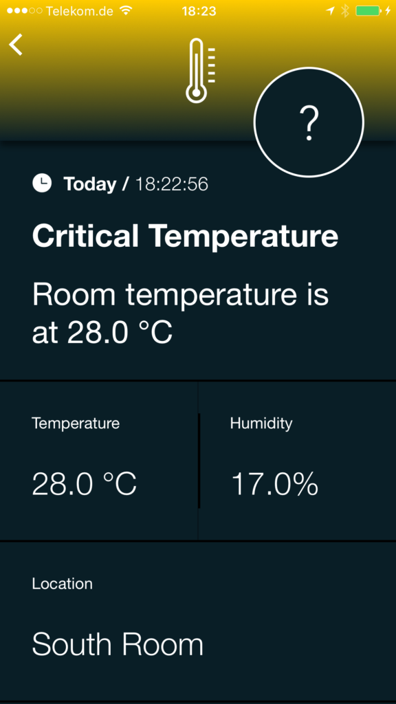 Temperatur Alert