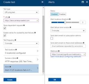 Azure Application Insights - SIGNL4 webhook for mobile alert notifications