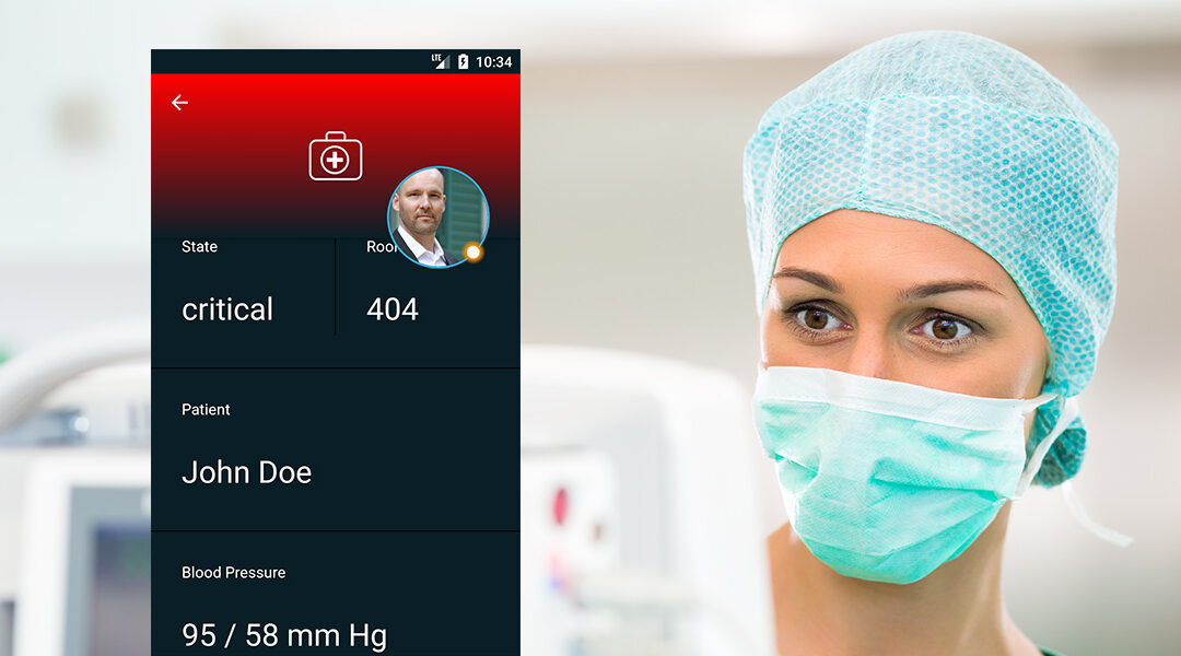 Emergency Notifications for Patient Bedside Monitoring using mobile Apps