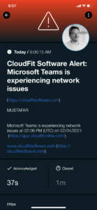 CloudFitS4alert