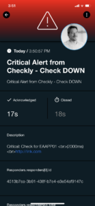 checklyS4alert