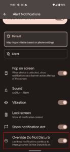 DnD Settings in SIGNL4