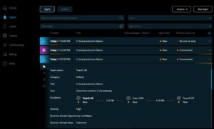 Signl Details Webportal SIGNL4