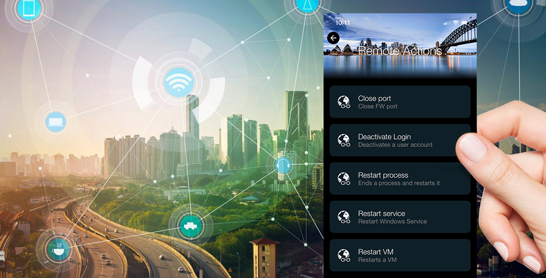 Fernaktionen für IT-Störfallbehebung, IoT-Aktionen und mehr
