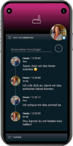 Chat in der mobilen App von SIGNL4