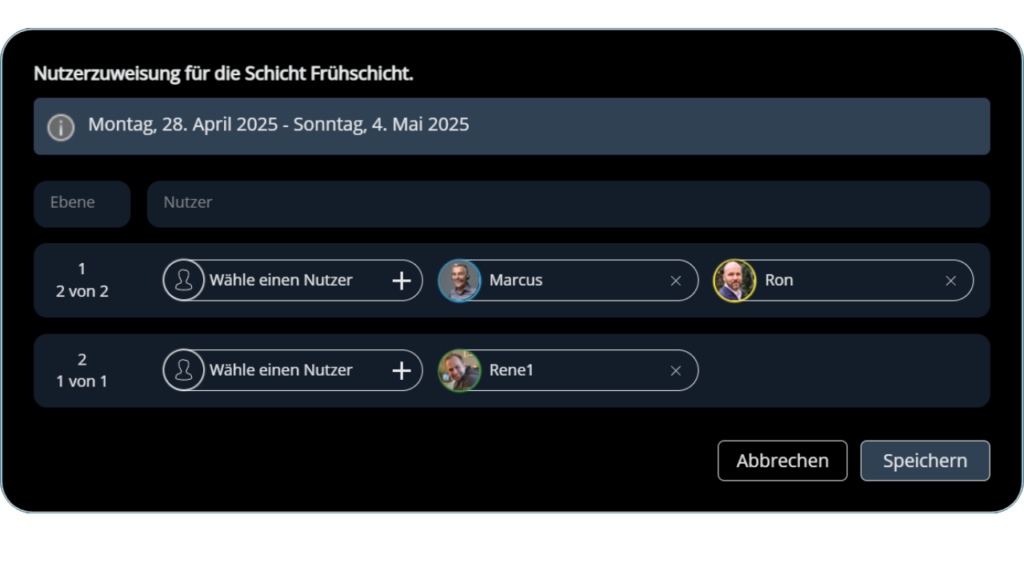 Nutzerzuweisung im SIGNL4 Webportal