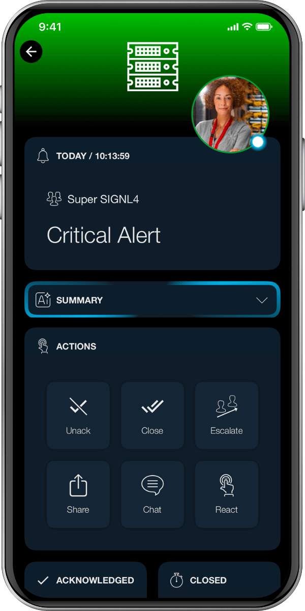 SIGNL4 brings actionable SCADA alarm notifications to your smartphone