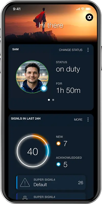 Dashboard in Alerting App SIGNL4