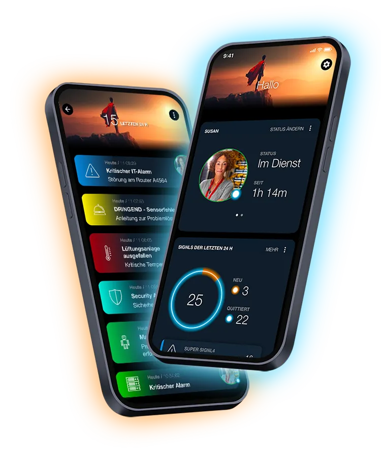 Alarmierung und Reaktion in der SIGNL4 App 