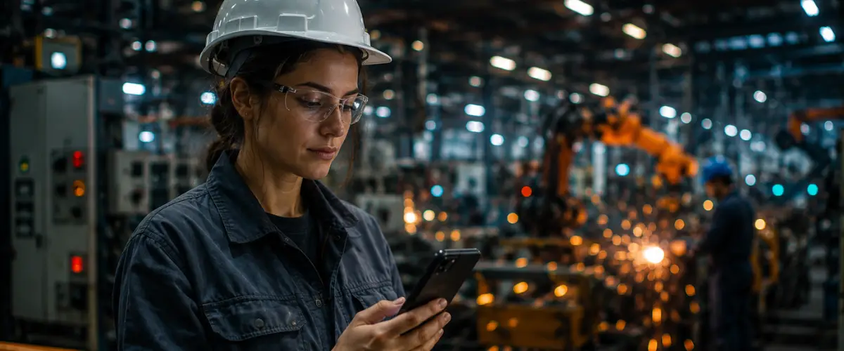 Engineer is working with operational alerting software