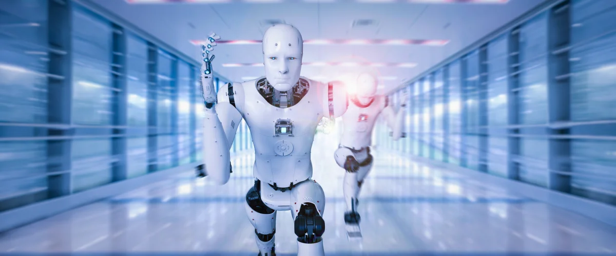Automated Alerting pictured by running Robots