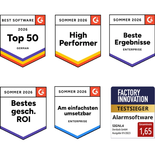 G2 SIGNL4 Sommer Sommer Auszeichnungen für SIGNL4 von G2