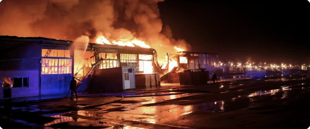 A Fire Incident caused by late incident response without automated alerting