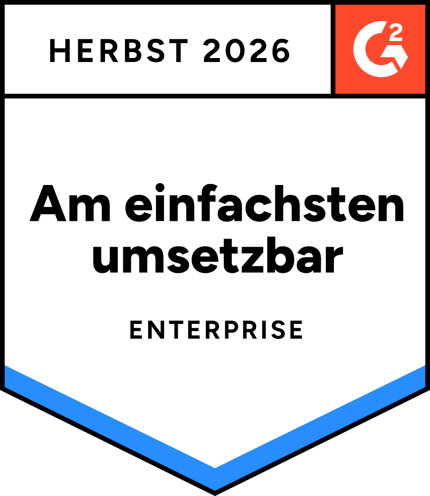 G2: SIGNL4 ist am besten umzusetzen G2 zeichnet SIGNL4 als am besten umzusetzen aus