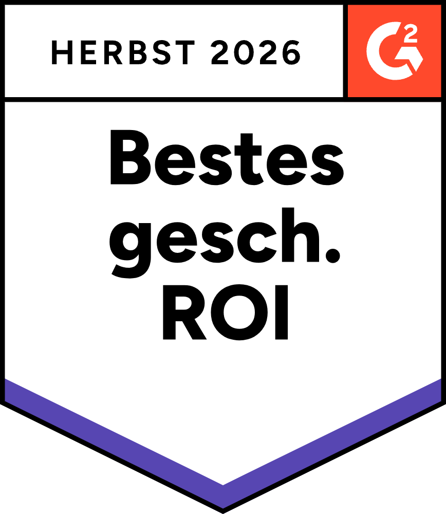 G2: SIGNL4 bietet besten ROI G2 zeichnet SIGNL4 für besten ROI aus