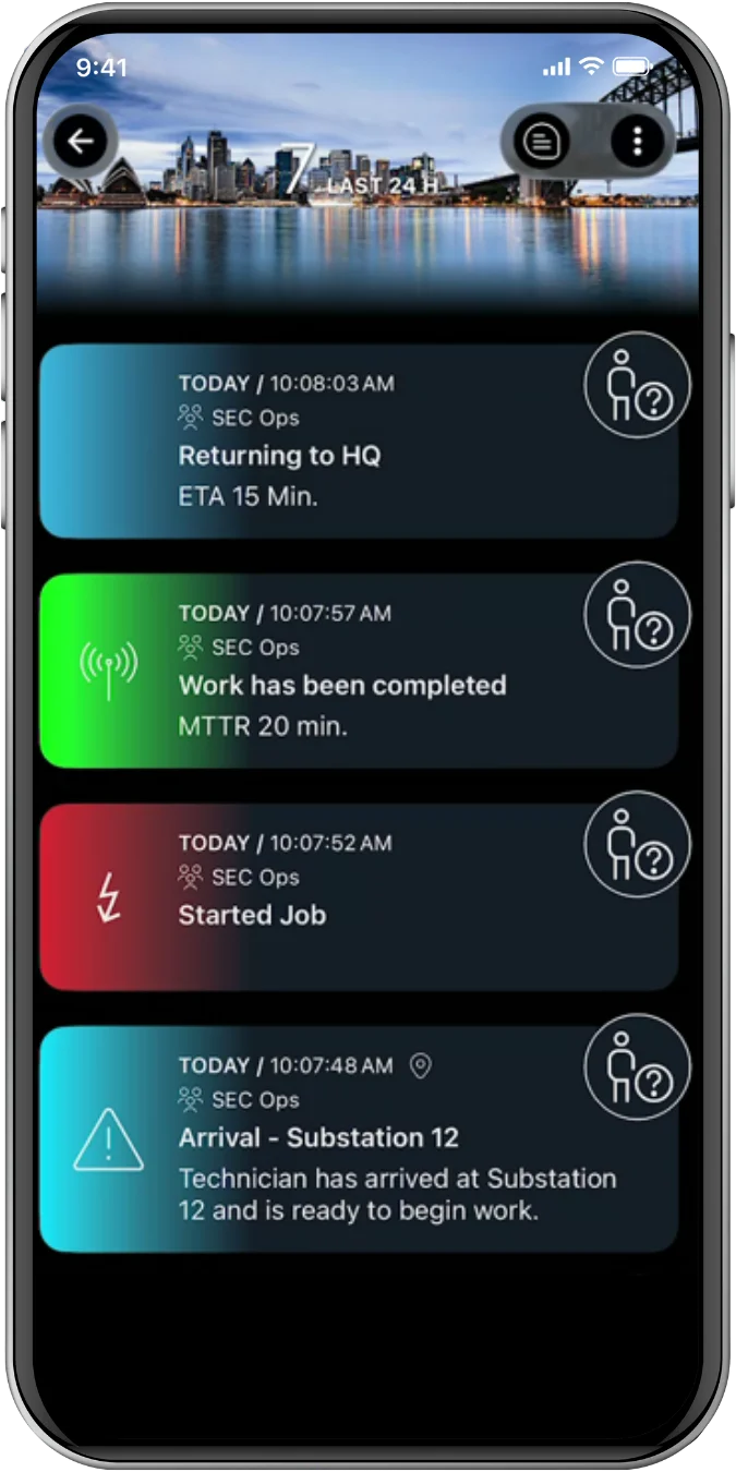 Overview Field Tracking Alarms