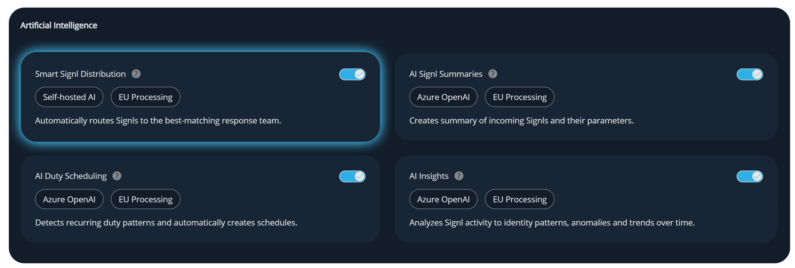 SIGNL4 AI Features